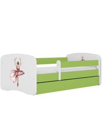 Kocot Kids Seng Babydreams Green Dancer Med Skuffe Og Madras 160 80