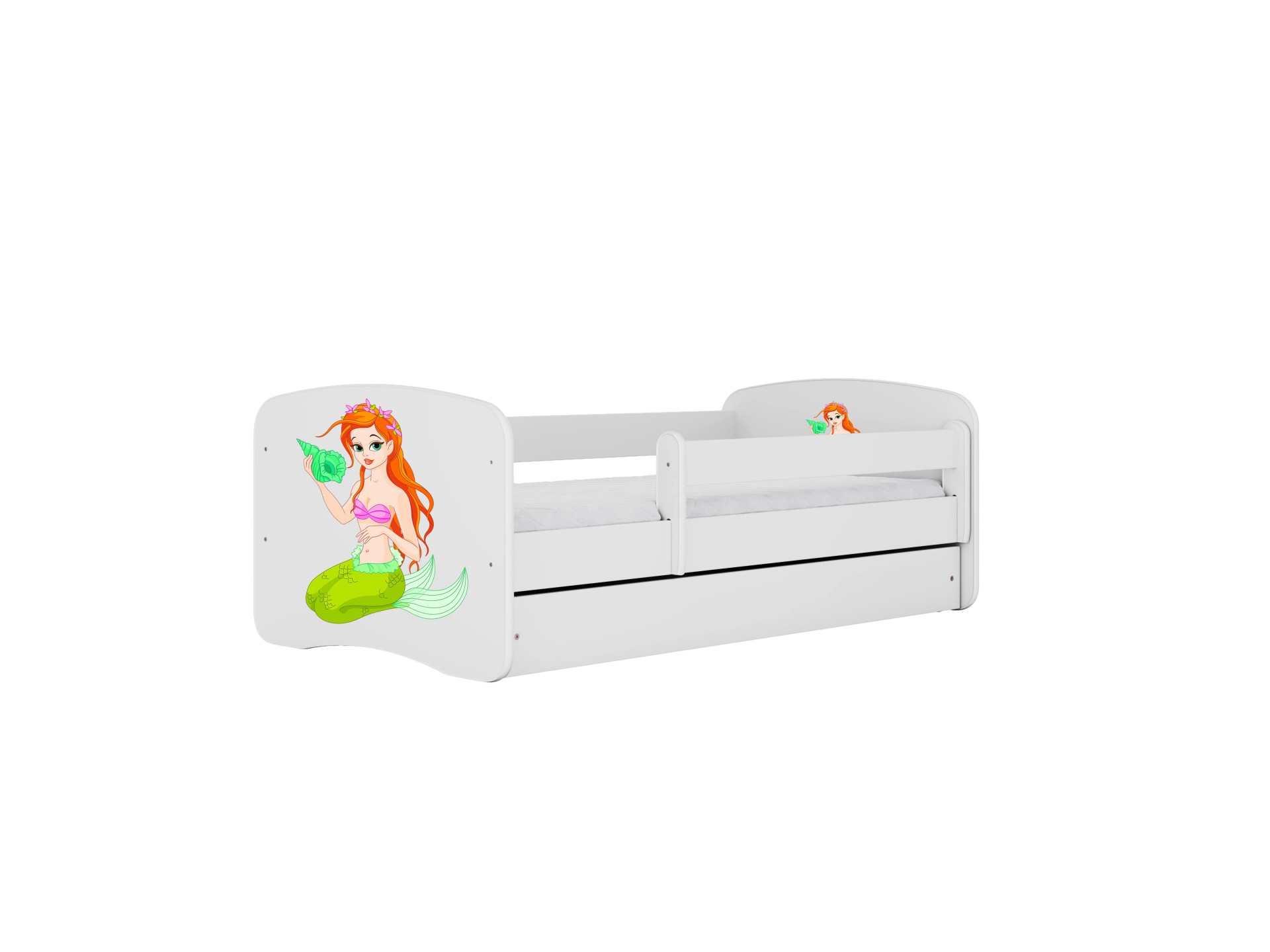 Kocot Kids Seng Babydreams Hvid Havfrue Uden Skuffe Med Madras 160 80