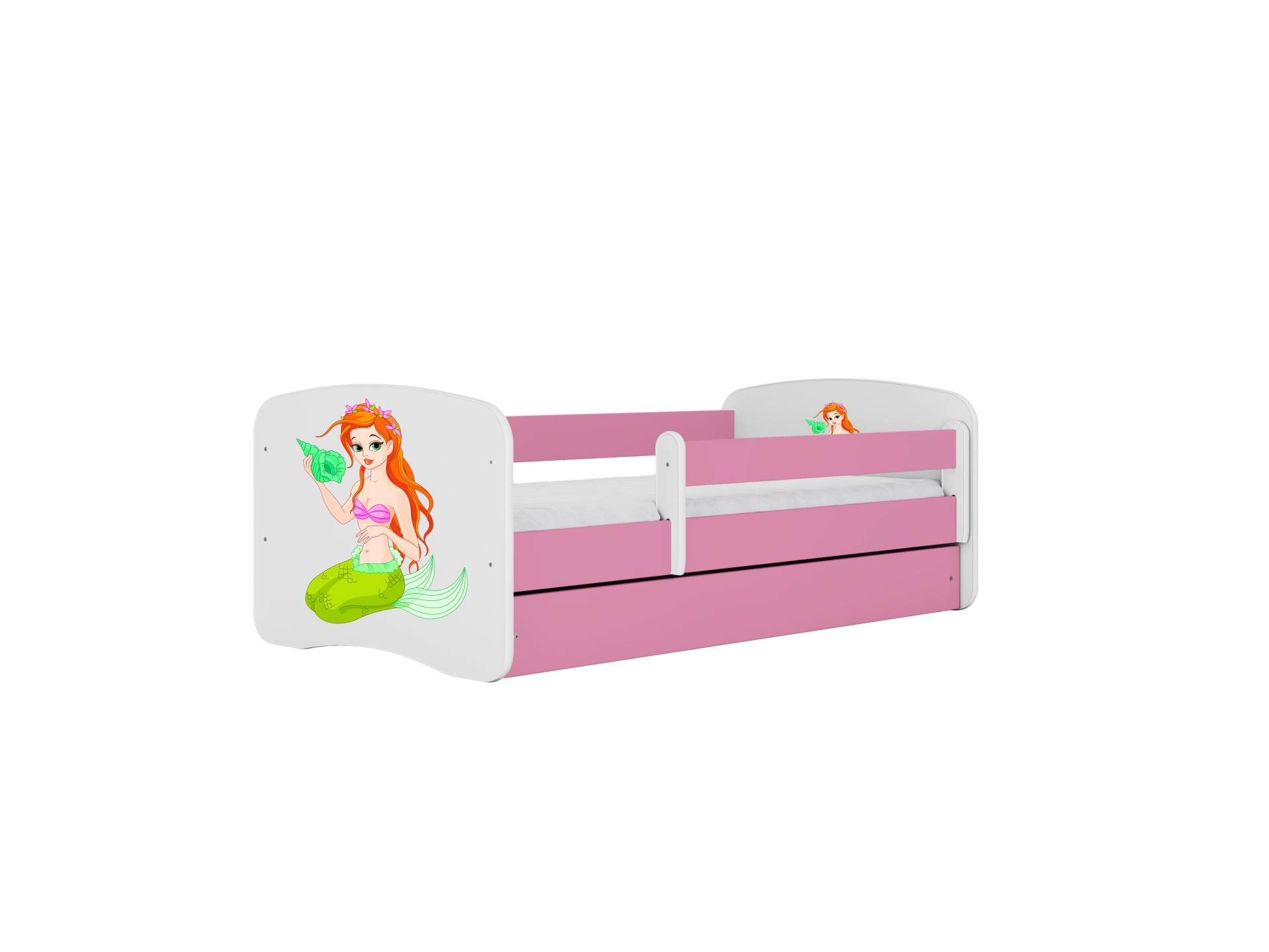 Kocot Kids Seng Babydreams Pink Havfrue Uden Skuffe Med Madras 160 80