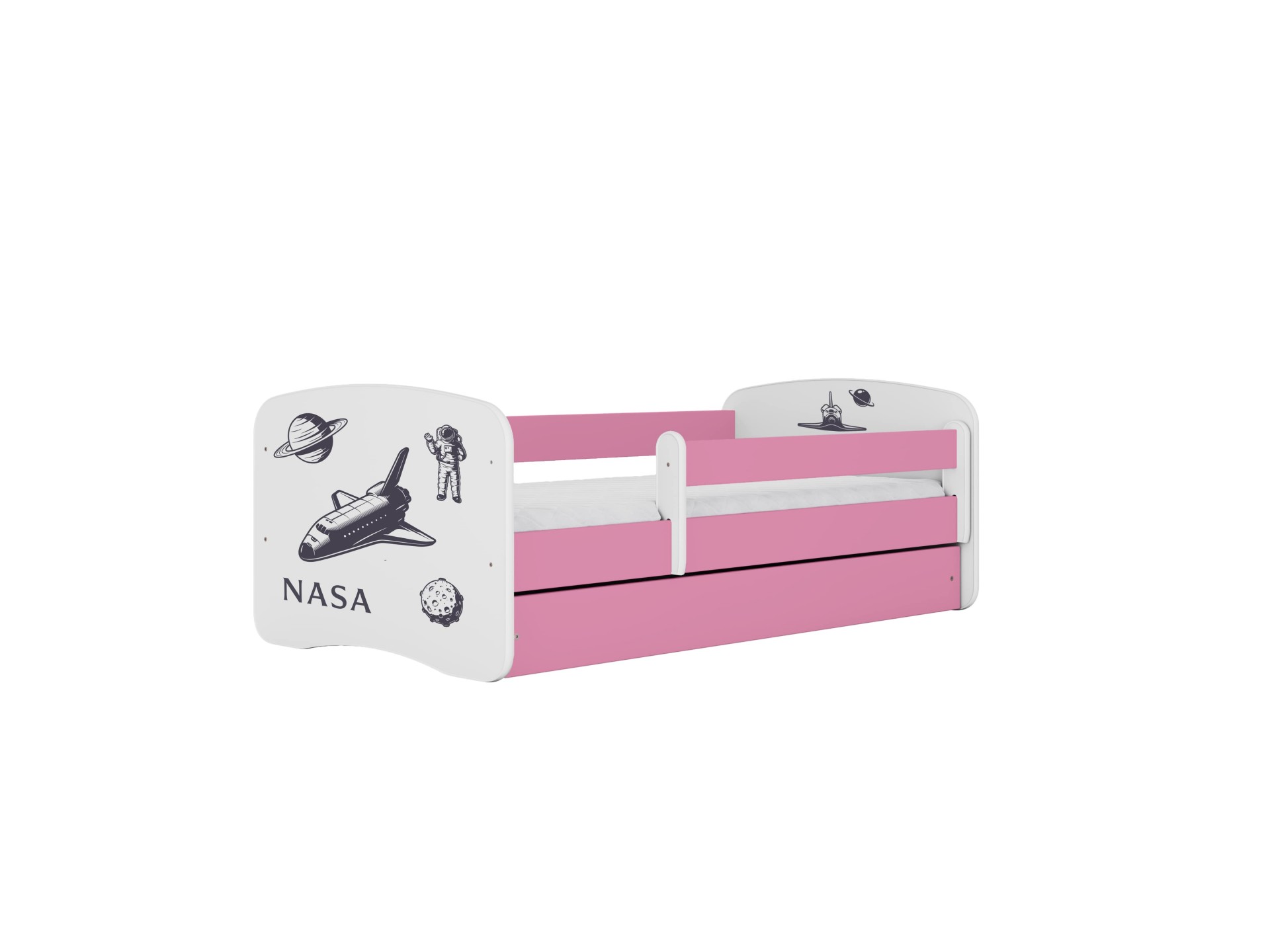 Kocot Kids Seng Babydreams Pink Nasa Uden Skuffe Med Madras 140 70