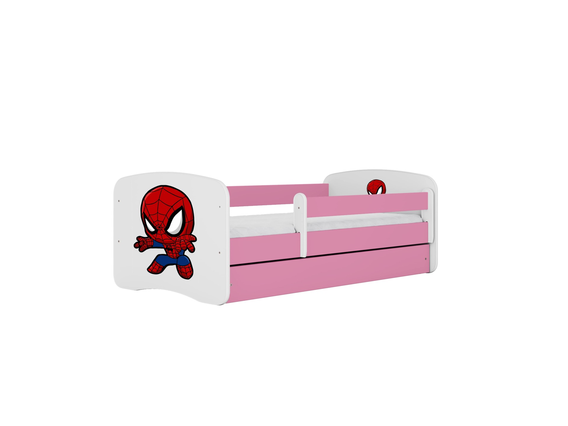 Kocot Kids Seng Babydreams Pink Spiderman Uden Skuffe Med Madras 140 70