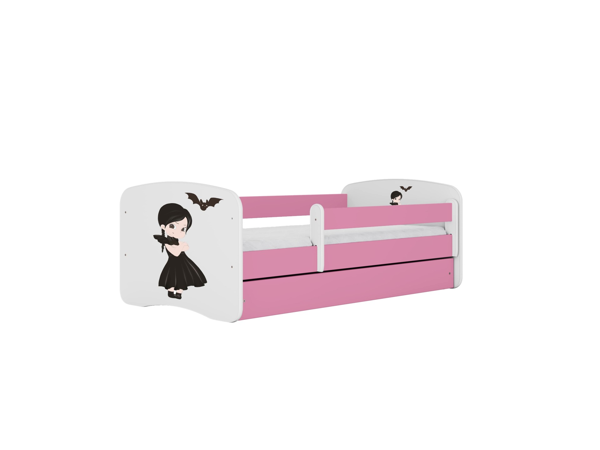 Kocot Kids Seng Babydreams Pink Wednesday Uden Skuffe Med Madras 160 80