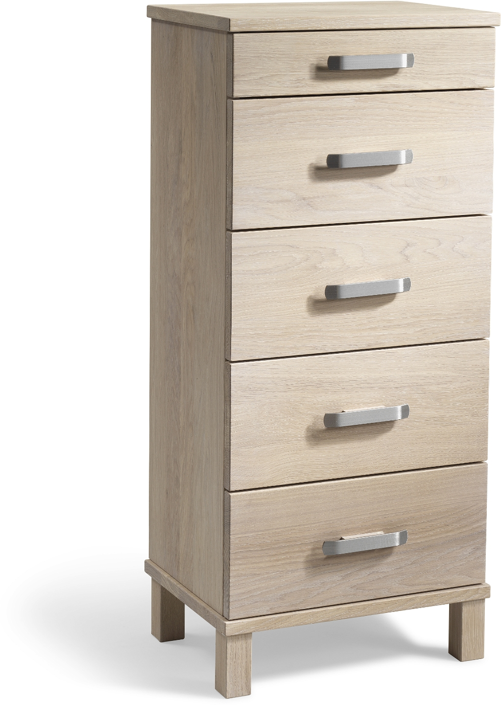 Kommode Oscarssons Möbel Nadja Massiv Hvidolieret Eg 93x40x31 Cm Skuffer Skandinavisk Design