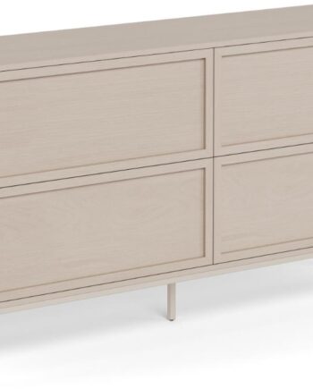 Kommode Signature Nordby   Skuffer  Grå Mdf Melamin  B157   D40   H80 Cm  Skub-for-at-åbne