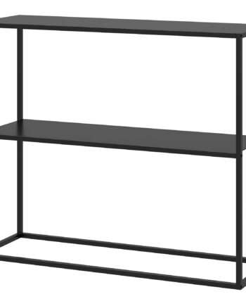 Konsolbord  Skænk    Etager  Pulverlakeret Stål  90   30   75 Cm  Sort