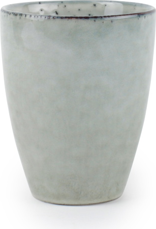 Krus Kop Salt Pepper Artisan 30 Cl Grønt Stentøj Med Reaktiv Glasur