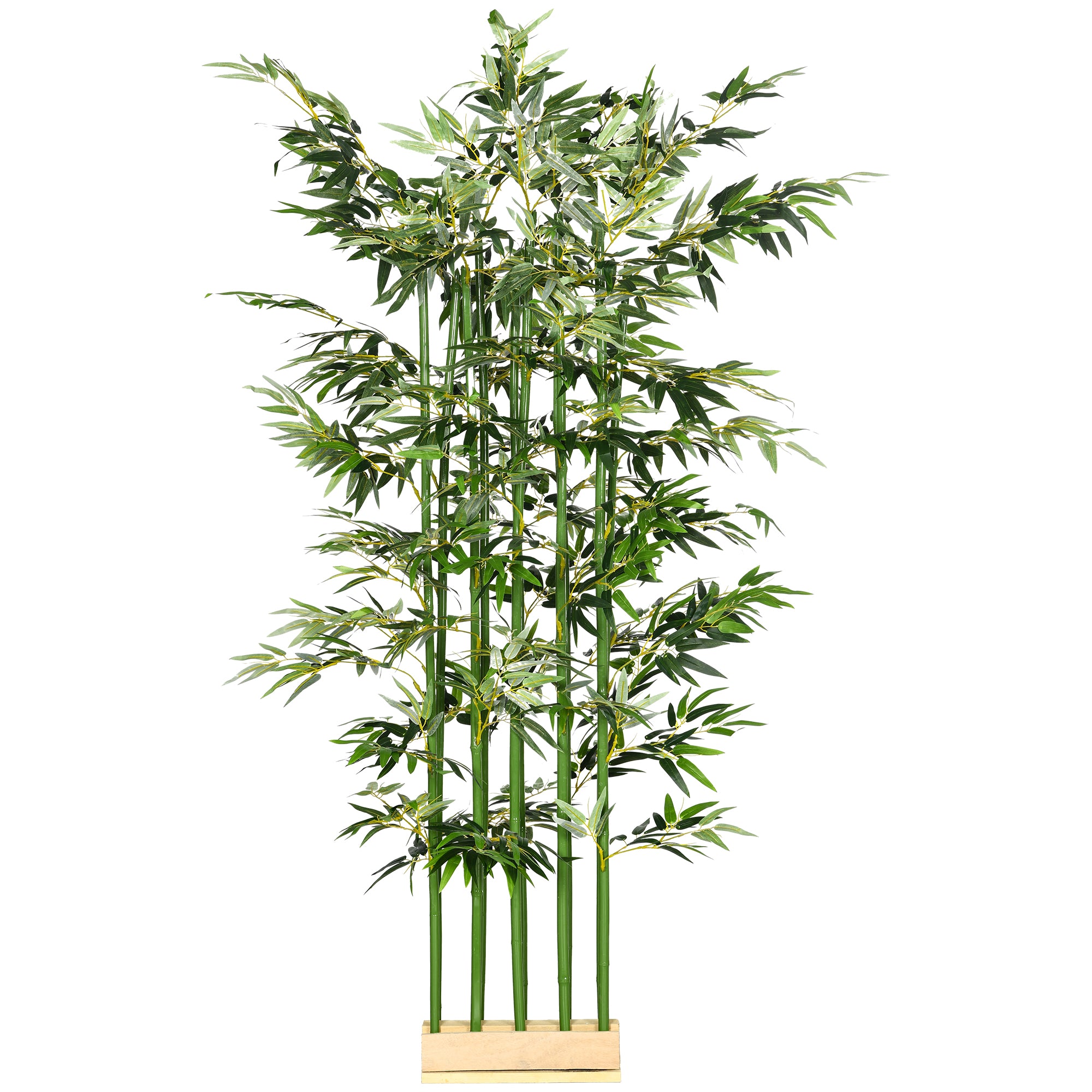 Kunstig Bambusplante  Kunstig Plante  Dekorativ Plante  Realistisk Udseende  Nem Pleje  Til Hjemmebrug  180 Cm Høj  Grøn