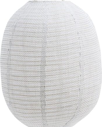 Lampeskærm Lampekappe House Doctor Stitch Off-white Bomuld Og Jern H50   B40 Cm