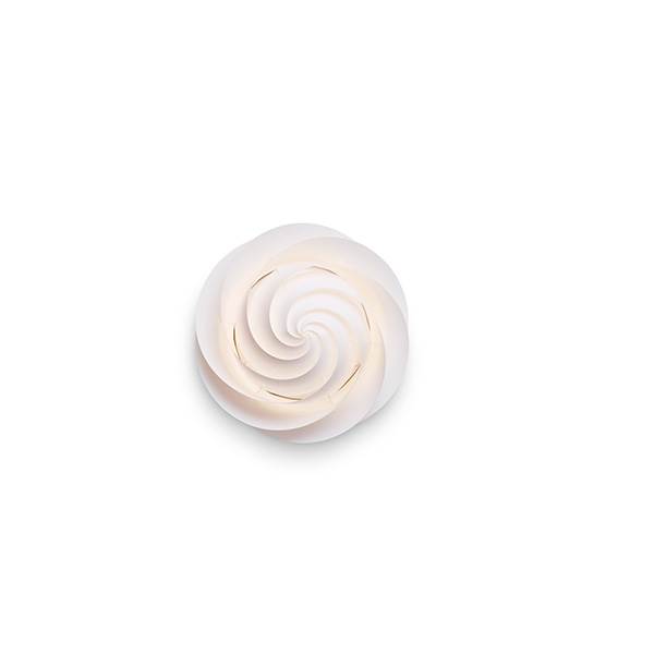 Le Klint Swirl Loft Væglampe Hvid Small  : Erling Christensen Møbler