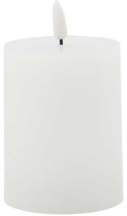 Led Bloklys House Doctor Led Hvid ø7     H10 Cm Aa-batteridrevet Realistisk Glød 5t Auto-sluk