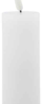 Led-bloklys House Doctor Led-serie 5ã 12   Cm Hvid Med Smart Timer   Voksagtig Overflade