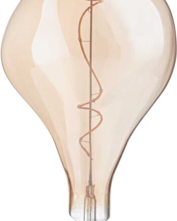 Led-lyspære Ideal Lux E27-serie ø16   H27 Cm Ravfarvet Glas 4w 360 Lm 2200k Varm Hvid Dekorativ