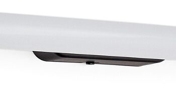 Led-væglampe Kave Home Valquiria Ip44 Sort Glas-jern 50 Cm