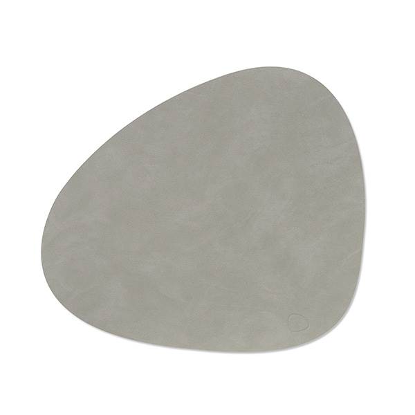 Lind Dna Dinner Mat Curve Nupo Light Grey  : Erling Christensen Møbler