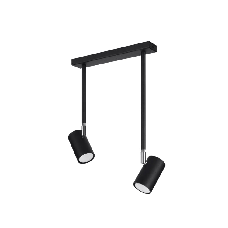 Loftslampe Norano   Sort