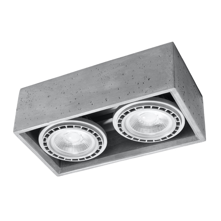 Loftslampe Quatro   Beton