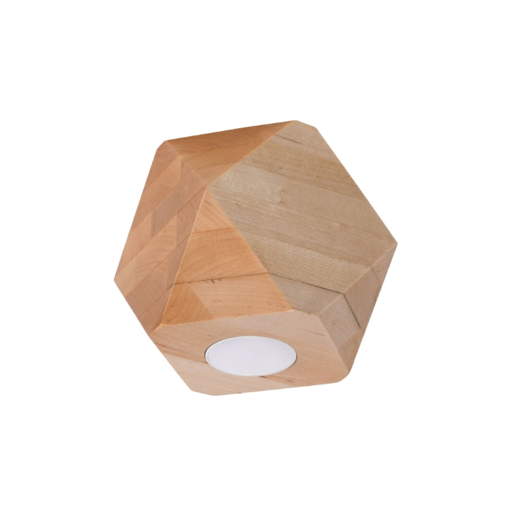 Loftslampe Woody   Naturtræ