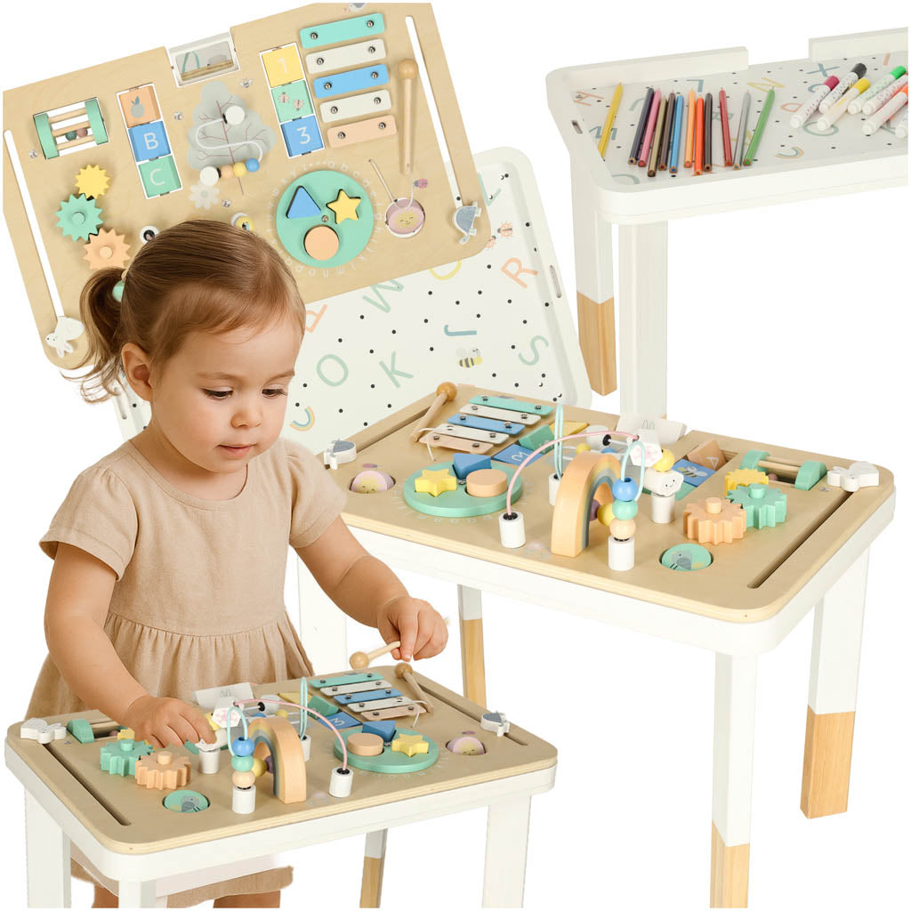 Lulilo Farverigt Montessori Manipulationsbord