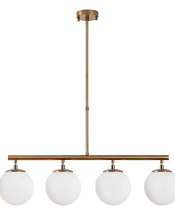 Lumi Fundã   Loftlampe Glas Og Guld Metal