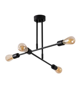 Lumi Loftlampe Sort Jern