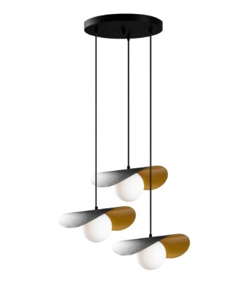 Lumi Loftlampe Sort Metal