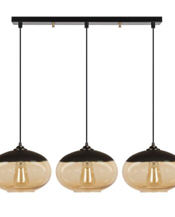 Lumi Loftlampe Sort Metal