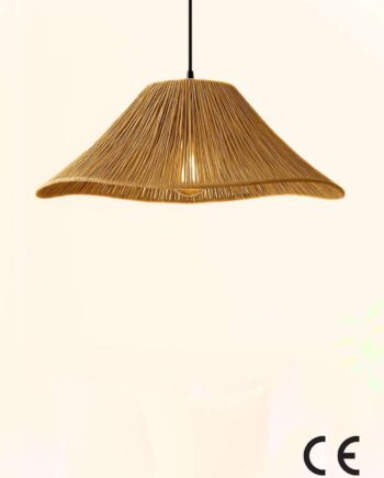 Lumi Mirae Loftlampe  Justerbar Højde Beige Makramé