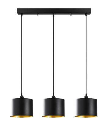 Lumi Oliveira De Azeméis Loftlampe Sort Metal