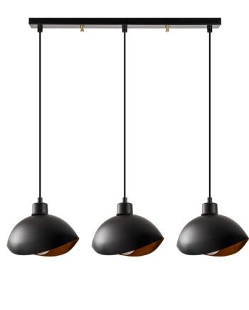 Lumi Santarém Loftlampe Sort Metal