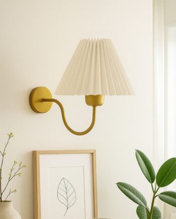 Lumi 242083 Væglampe Creme Pvc Og Metal