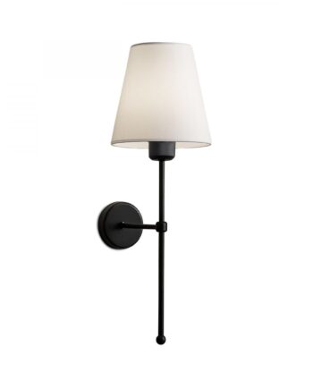 Lumi 241966 Væglampe Creme Pvc Og Sort Metal
