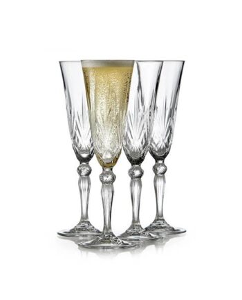 Lyngby Glas Krystal Melodia Champagneglas 16 Cl   Stk   : Erling Christensen Møbler
