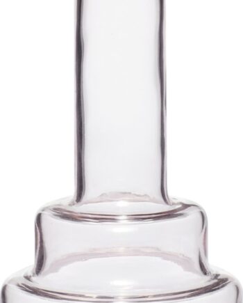 Lysestage Hübsch Alejandro   Glas Rosa ø11ã 24 Cm