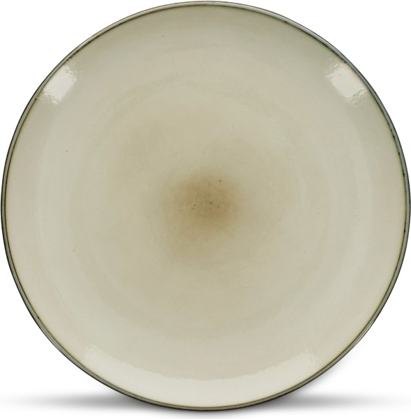 Middagstallerken Salt Pepper Meridian ø26 Cm Stentøj Beige Reaktiv Glasur Tåler Mikro- Opvaskemaskine