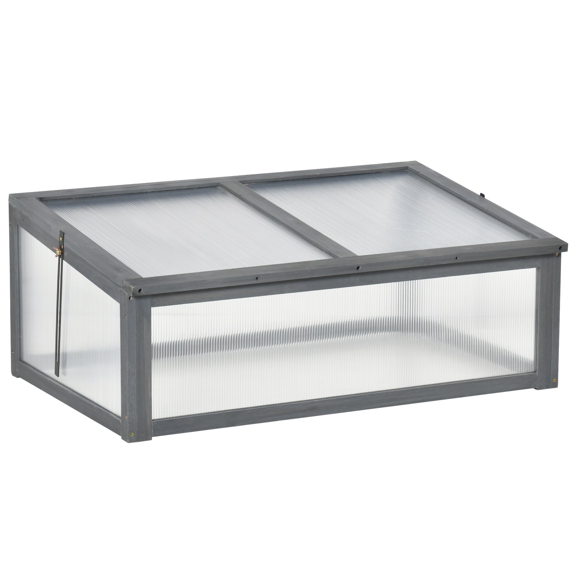 Minidrivhus  Lille Havedrivhus  Med Pc-paneler  God Lysgennemgang  100l   65b   40h Cm