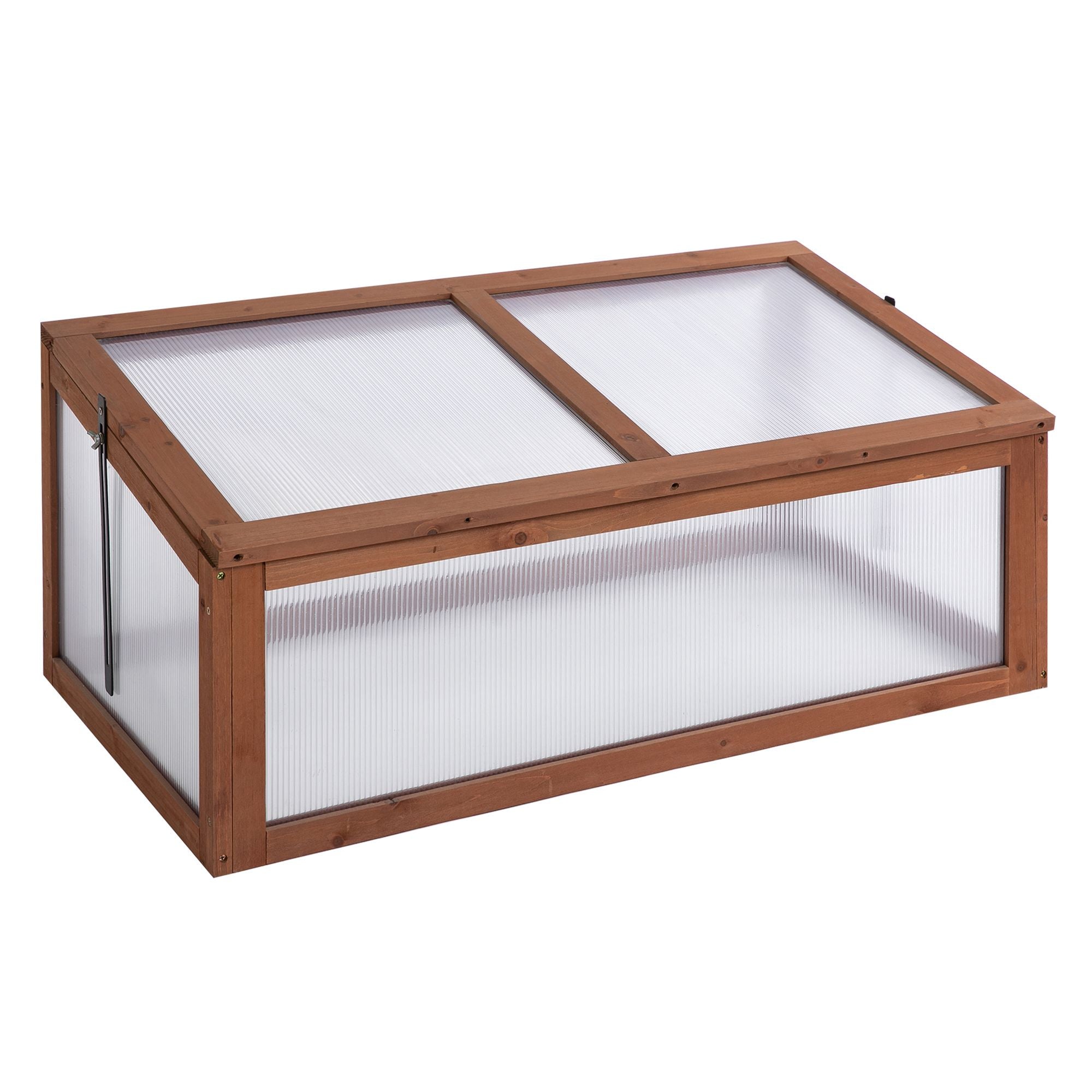 Minidrivhus  Lille Havedrivhus  Med Pc-paneler  God Lysgennemgang  100l   65b   40h Cm