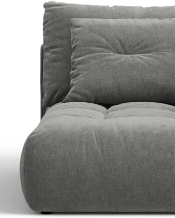 Modulsofa Micadoni Bloom Chaiselong Højre  Mørkegrå Wind 89  112x152 Cm