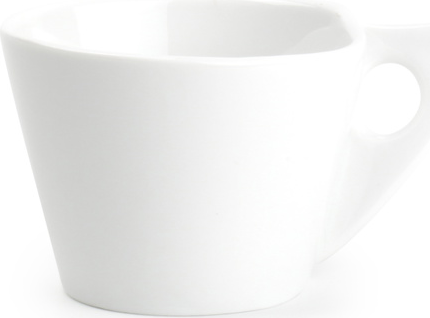 Mokkakop Bonbistro Flavor Hvid Porcelæn Cl ø9 Cm Espressokop Tåler Mikrobølgeovn Og Opvaskemaskine