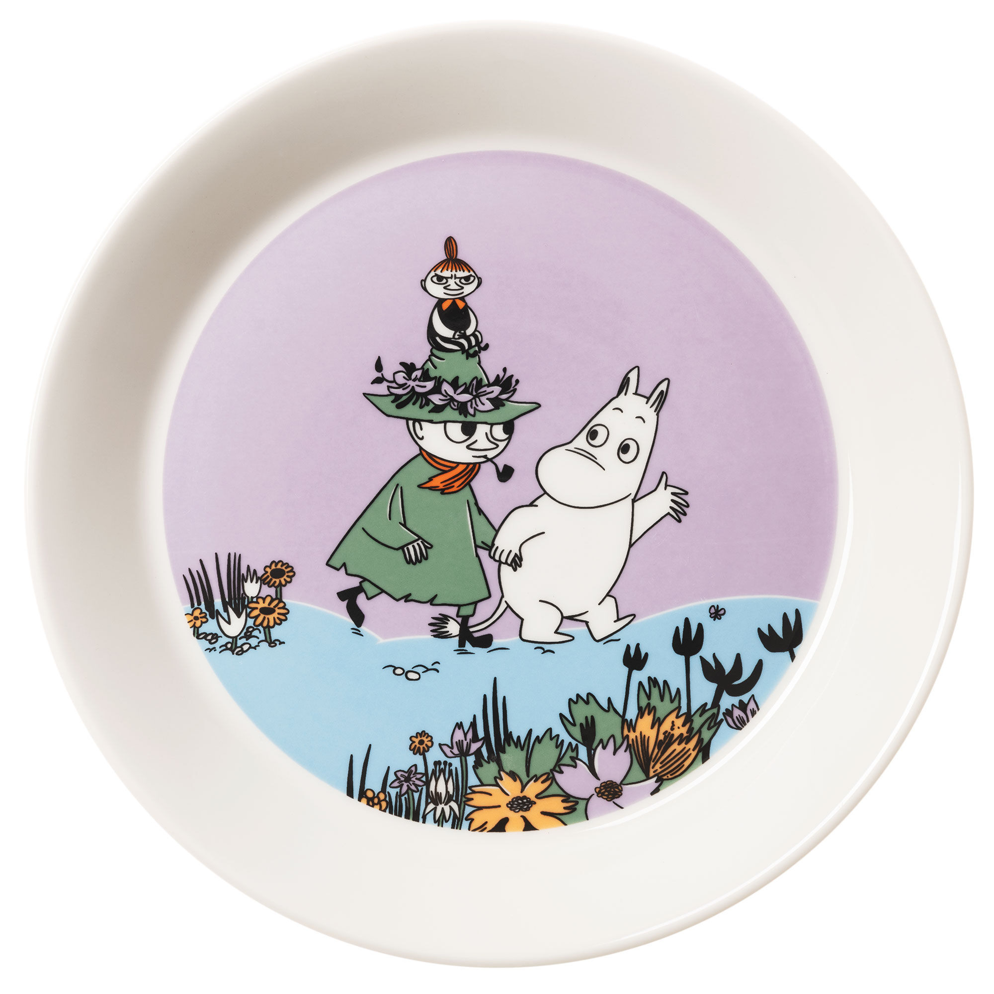 Moomin Arabia Venner For Evigt Mumi-tallerken 19 Cm