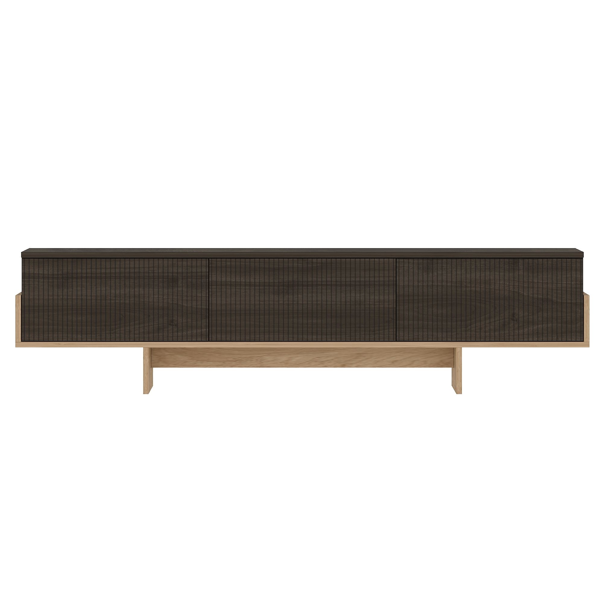 Nordvärk Hege Tv-bord       Låger Valnød Melamin Og Sapphire Oak  180x30