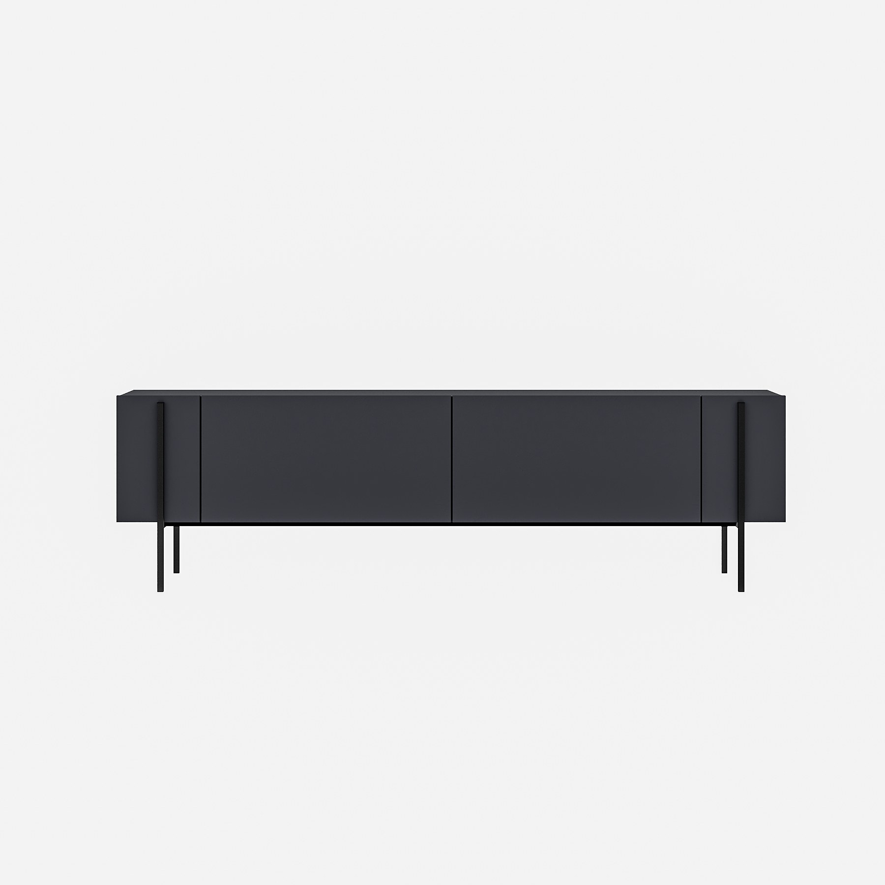Nordvärk Herman Tv-bord       Låger Antracit Melamin  160x31