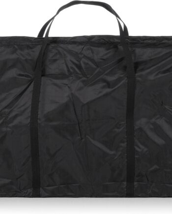 Opbevaringspose Kave Home Oqui Foldbar Til Bordudvidelser Sort Nylon H50ã B102 Cm