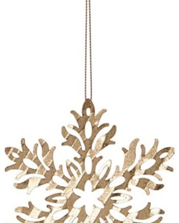 Ornament House Doctor Ornament-serie Messing Snefnug   Valset Jern ø11   Cm