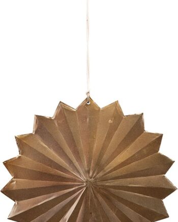 Ornament House Doctor Rosette Messing ø12 Cm Julepynt