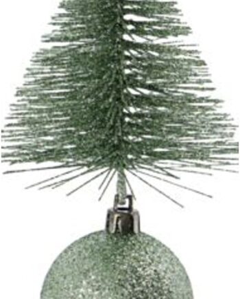 Ornament Juletræspynt House Doctor Ornament-serie Grøn ø8   H15 Cm