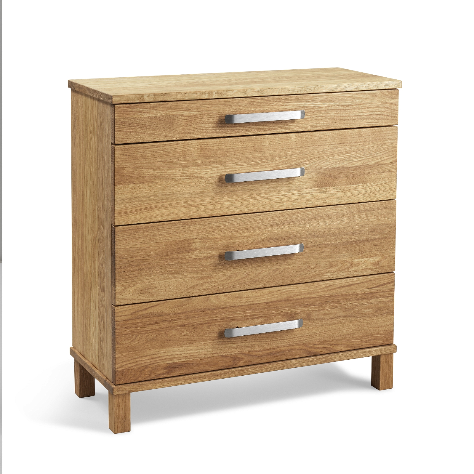 Oscarssons Möbel Nadja Kommode Massiv Olieret Eg Med Skuffer H75ã B70ã D31 Cm