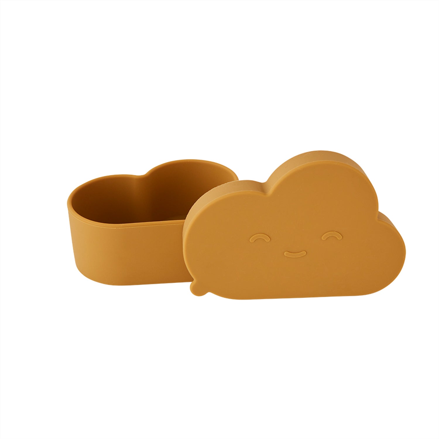 Oyoy Mini Chloe Cloud Snack Skål Med Låg Light Rubber Silikone