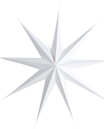 Papirstjerne House Doctor   Point 87 Cm Hvid Juledekoration Nordisk Design