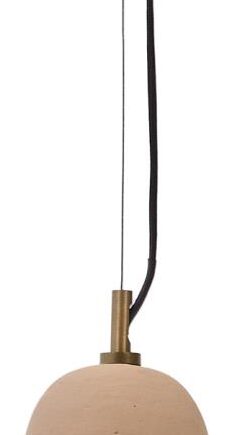 Pendel Lampe Kave Home Madsen 100  Terrakotta Loftlampe Rustik Kolonial ø12   H27 Cm