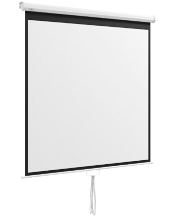 Projektorlærred 152   152 Cm 85 Tommer  :  Hd 4k Projektionslærred Til Hjemmebiograf  Kontorpræsentationer
